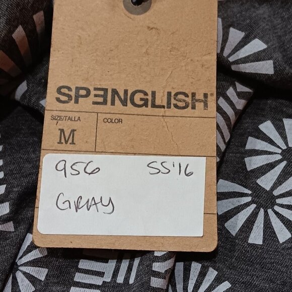 Spenglish Ladies Muscle Tee GOOD THINGS ARE ALWAYS HAPPENING Size Medium NWT - Picture 7 of 7